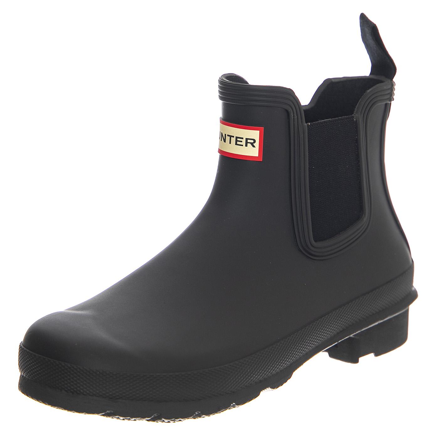 Original Chelsea Boot Black - Stivaletti Donna Neri HUSWFS2078RMA-BLK  HUNTER 