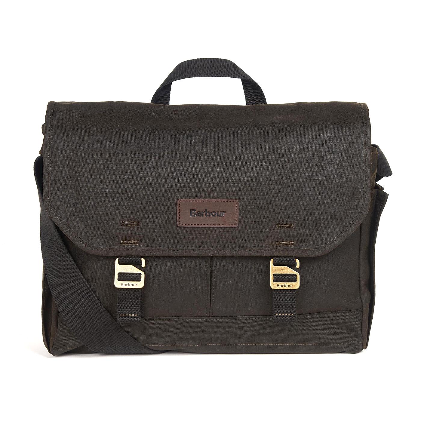 Essential Wax Massenger Bag Olive - Borsa a Tracolla Marrone UBA0573-OL71  BARBOUR 
