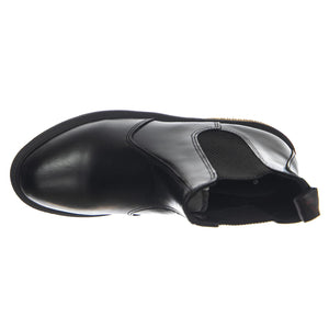 Dr. Martens Flora Black Polished Smooth - Stivali Unisex Neri 32217001 BLK DR.MARTENS 