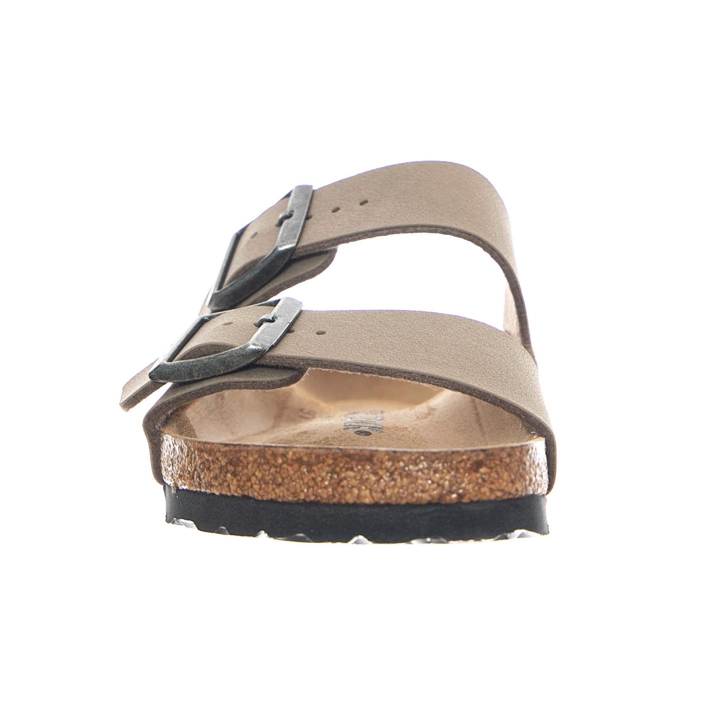 Arizona Birko Flor Narrow Fit Grey Taupe - Sandali Uomo / Donna Grigi 1032070 GTP BIRKENSTOCK 