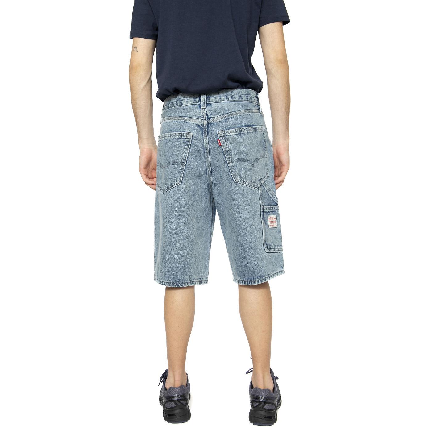 586 Loose Carpenter Shorts Put In Work Blue - Bermuda Uomo Blu 001K8-0000 . LEVIS 