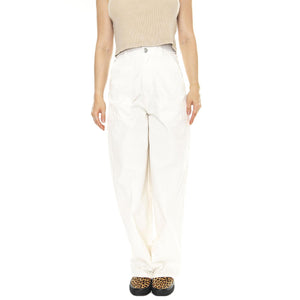 Obey Eugene Utility Pant Unbleached - Pantaloni Donna Bianchi 242020108-UBL  OBEY 