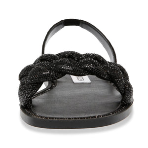 Noles Black Crystal Metallic Fabric w/Matchin - Sandali Donna Neri SMSNOLES-BLK  STEVE MADDEN 