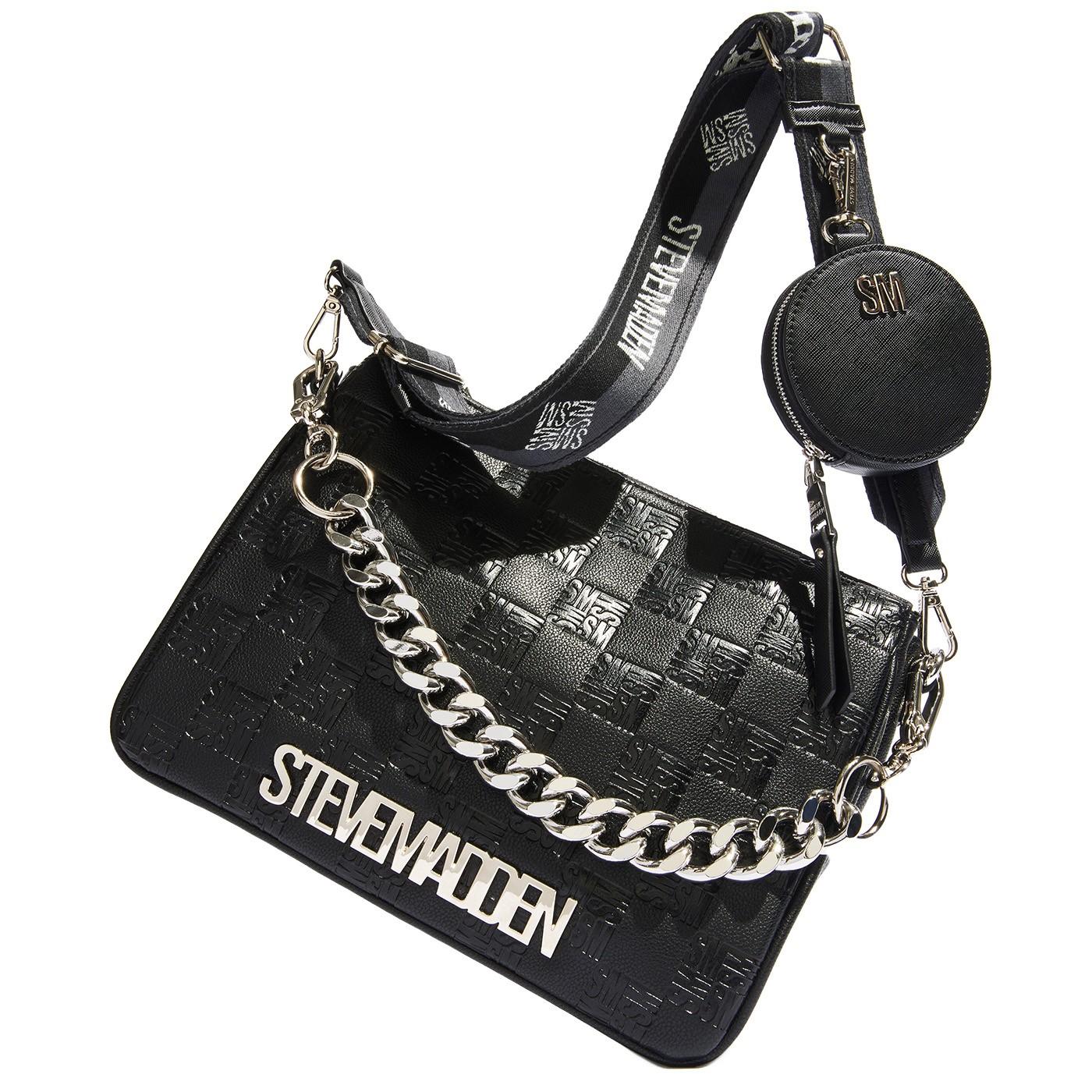 BVicy Black / Gold - Borsa a Tracolla Nera SMABVICY-B-G  STEVE MADDEN 