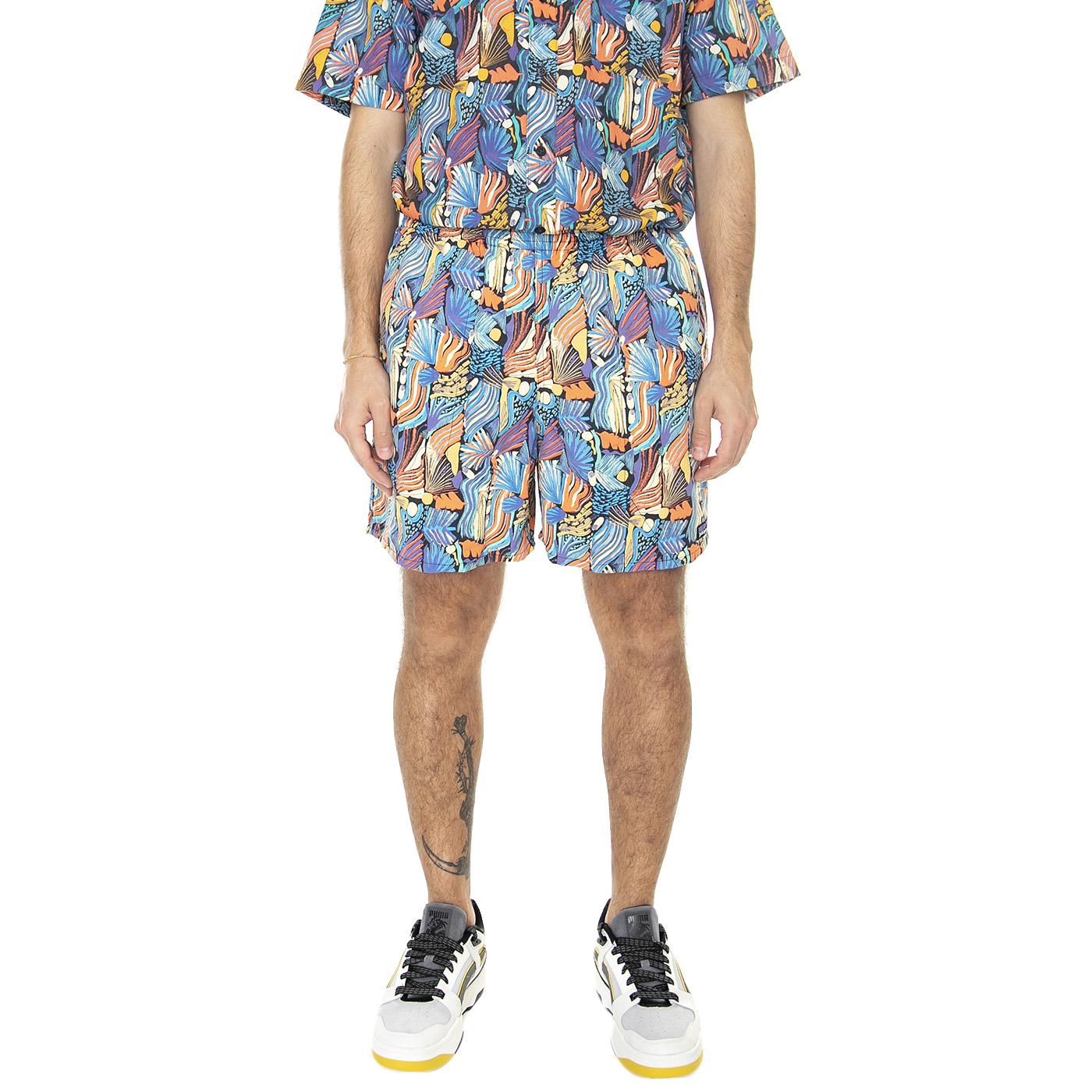 M's Baggies Shorts 5 in. Joy Pitch Blue - Bermuda Uomo Multicolore 57022-JOYP  PATAGONIA 