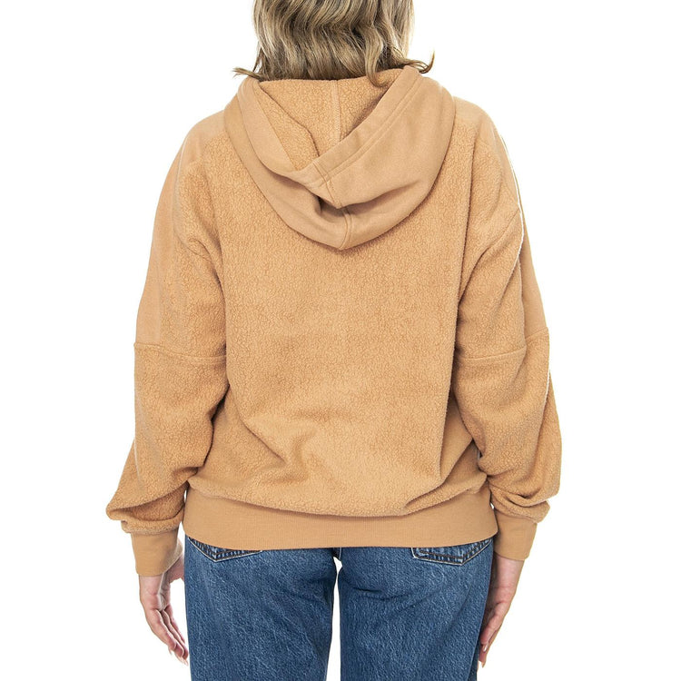 Stephny Mixed Hoodie Glaze - Felpa con Cappuccio Donna Marrone UGC1152781-GAZ  UGG 