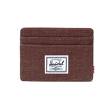 Charlie Cardholder Potting Soil Crosshatch - Brown Card Holder HERSCHEL ACCESSORIES