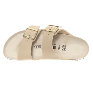 Arizona Triples Birko Flor Narrow Fit Sandcastle Oyster - Sandali Donna Beige 1031438 SDO BIRKENSTOCK 