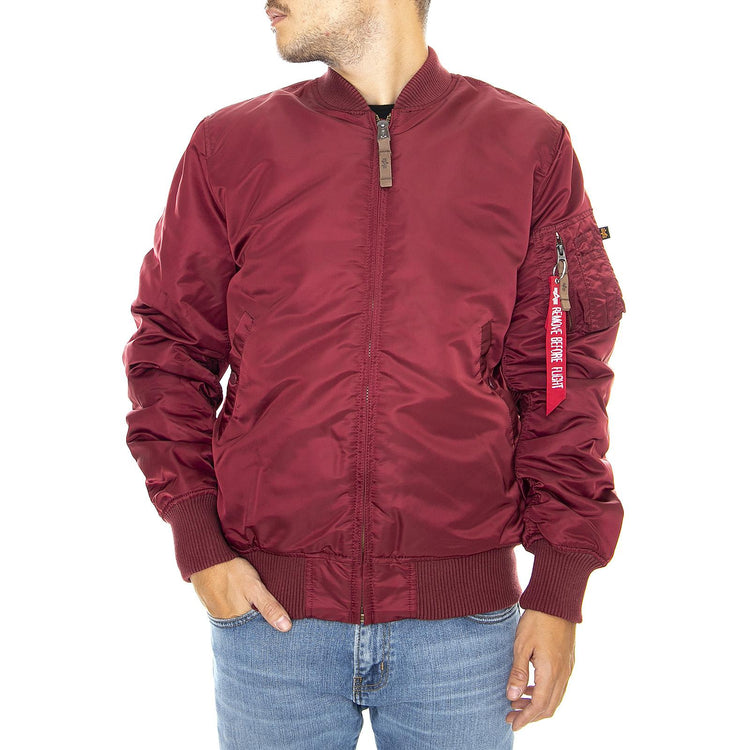 Ma-1 Vf 59 Long Jacket - Burgundy - Giacca Invernale Uomo Bordeaux 168100-184  ALPHA INDUSTRIES 