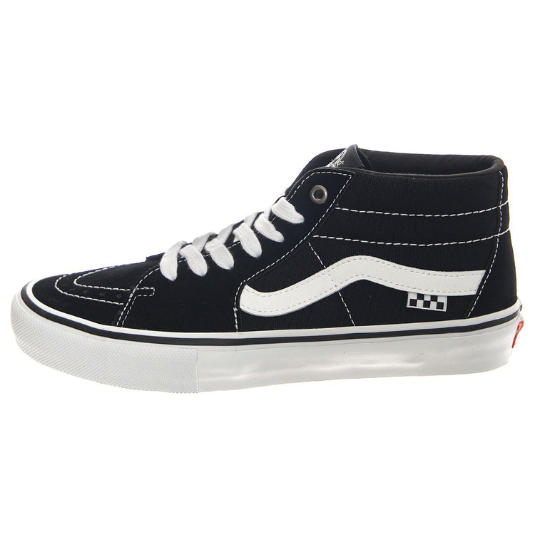 Skate Grosso Mid - Scarpe Stringate Profilo Alto Uomo Nere VN0A5FCGMCG1  VANS 