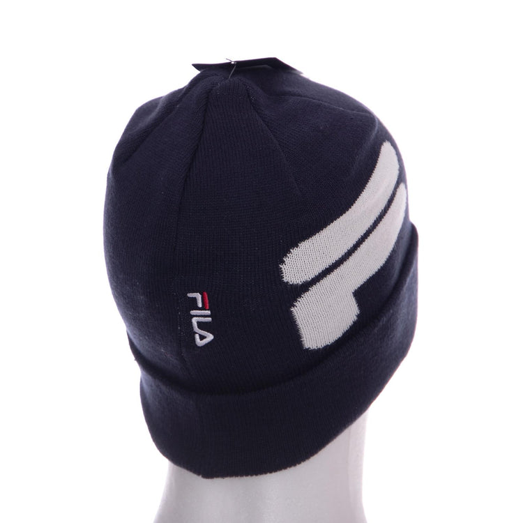 Slouchy Intarsia - Cappellino a Cuffia Blu 97503_4  FILA 