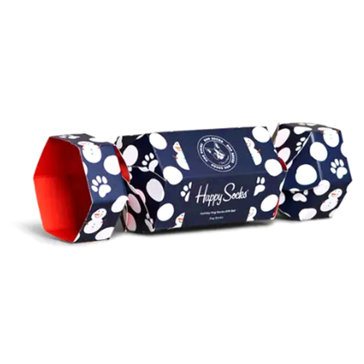 1-Pack Big Dot Snow Man Dog Sock 6500 - Calzini Multicolore - 1 Paio XDBDS01-6500  HAPPY SOCKS 