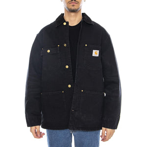 OD Detroit Chore Coat Black / Black - Giacca Uomo Nera I035613.00E4O  CARHARTT WIP 