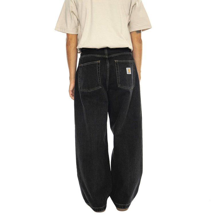 Brandon Pant Black stone washed - Pantaloni Uomo Neri I031246.8906  CARHARTT WIP 