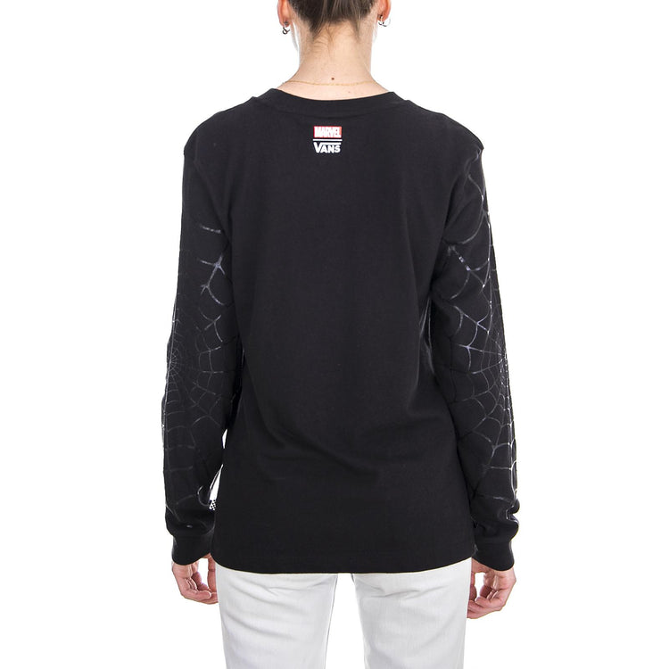 WM SPIDEY WEBS LS BF TEE Black VA3QXQBLK  VANS 