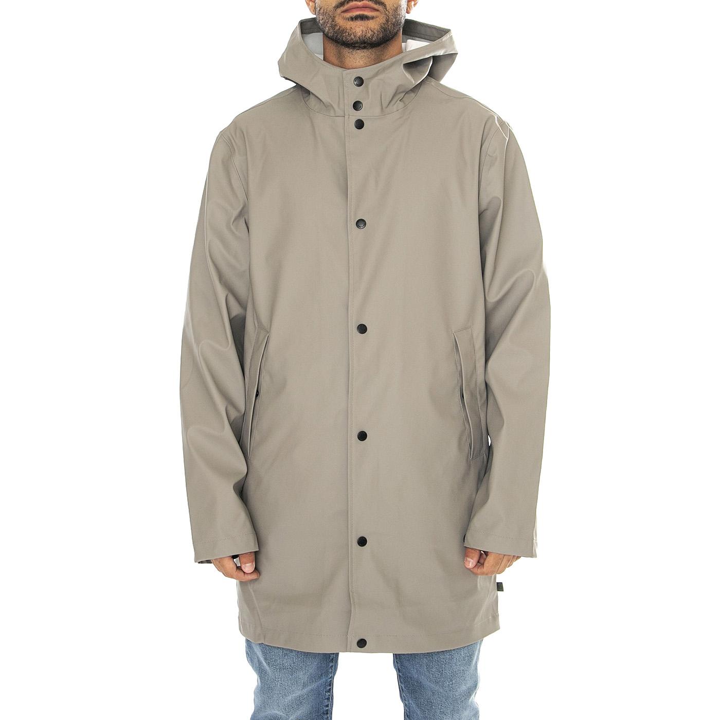 Onsluca Rain Wrought Desert Taupe - Giacca con Cappuccio Uomo Grigia 22029146-TAU  ONLY & SONS 