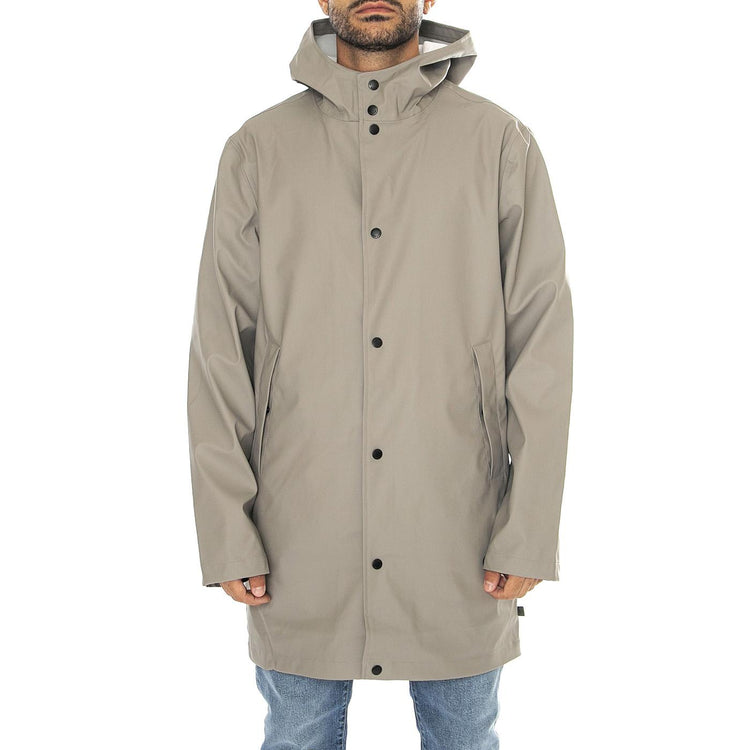 Onsluca Rain Wrought Desert Taupe - Giacca con Cappuccio Uomo Grigia 22029146-TAU  ONLY & SONS 