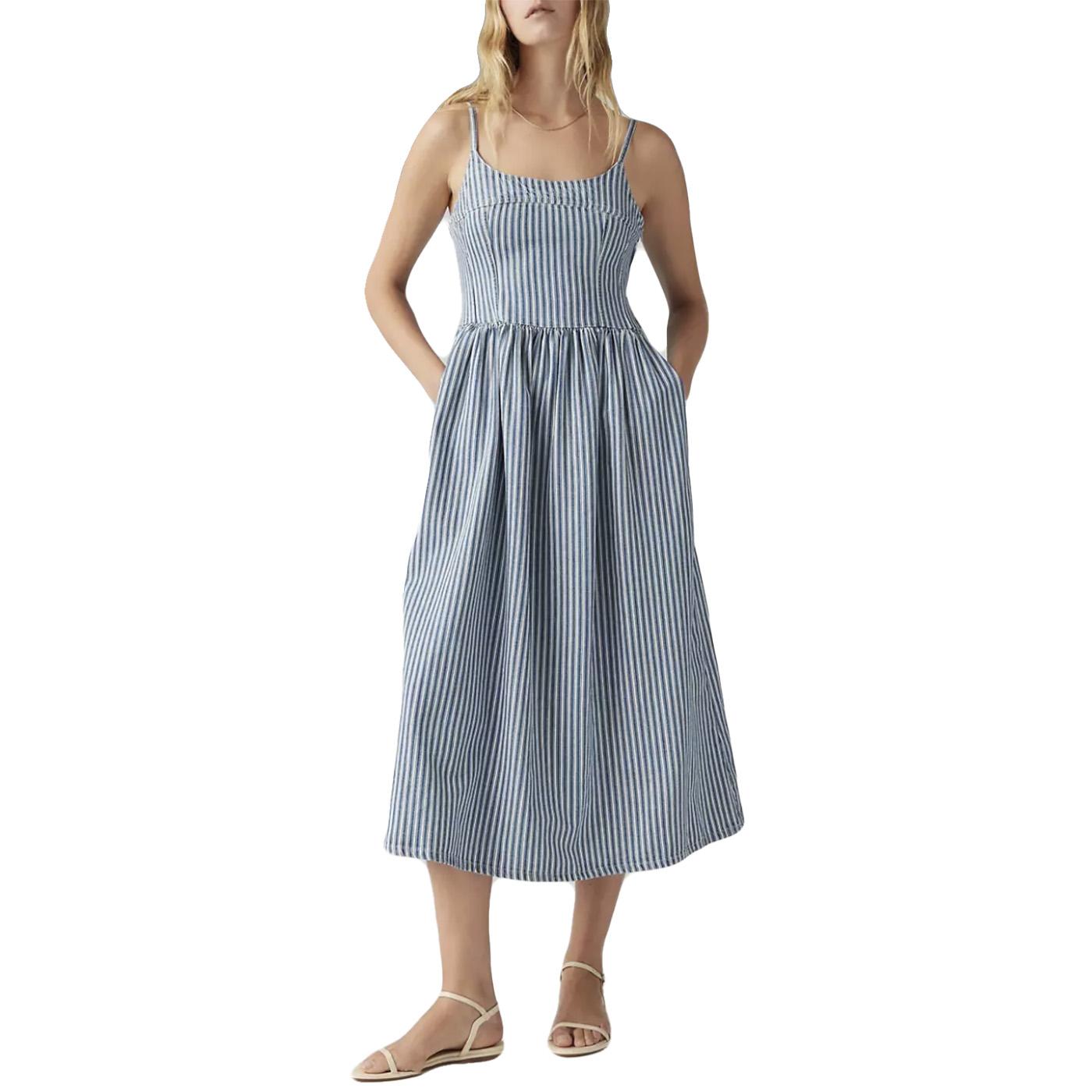 Levi's Abito Blu Alessia -- Abito Donna Blu 001WB-0001 . LEVIS 