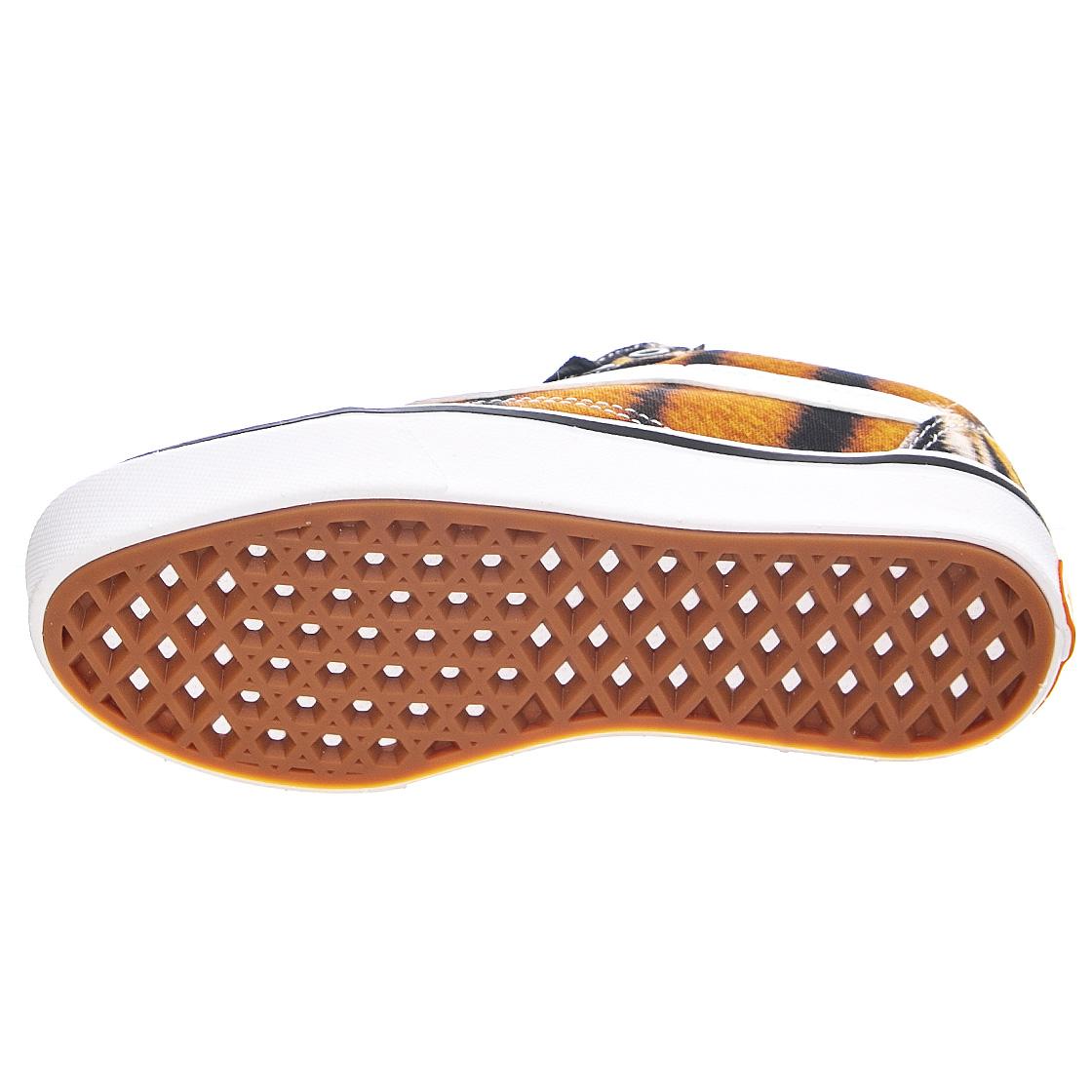 Unisex Youth ComfyCush Old Skool (Discovery) - Scarpe Stringate Profilo Basso Bambino Multicolore / Project Cat / Multi Tiger VN0A4U1Q9A91  VANS 