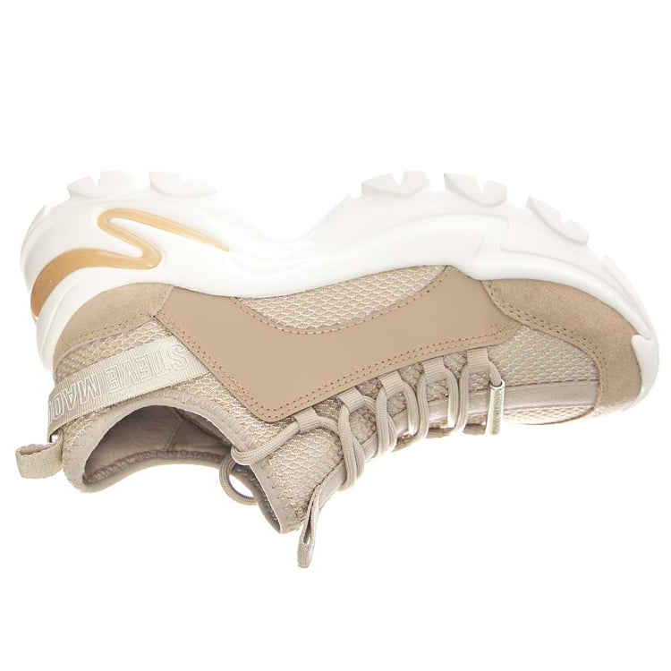 Medusa - Scarpe Stringate Profilo Basso Donna Beige SMPMEDUSA-BLS  STEVE MADDEN 