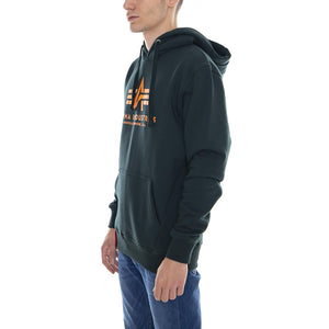 AI 178312 Basic Hoody Dark Petrol 178312-353  ALPHA INDUSTRIES 
