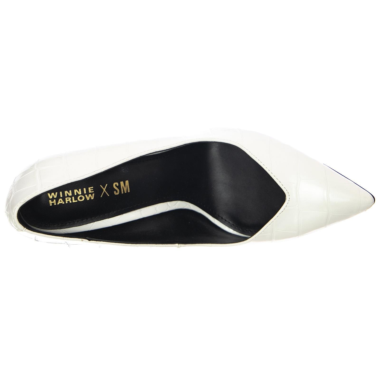  W-PRIN WHT CROCO  STEVE MADDEN 