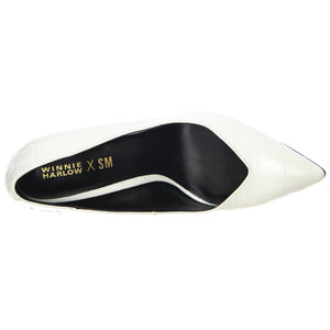  W-PRIN WHT CROCO  STEVE MADDEN 