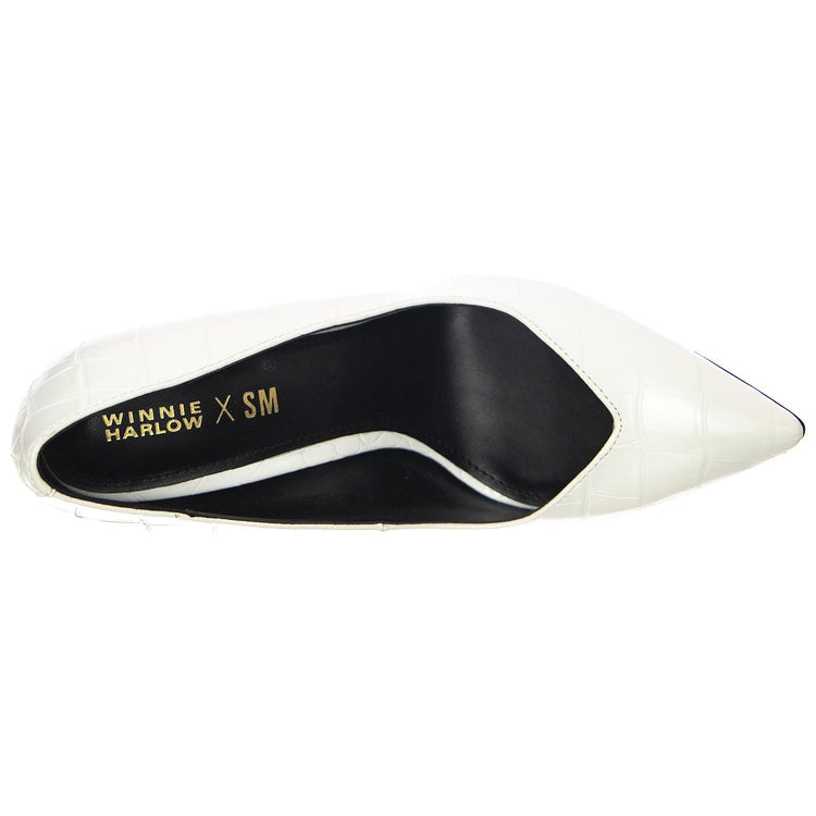  W-PRIN WHT CROCO  STEVE MADDEN 