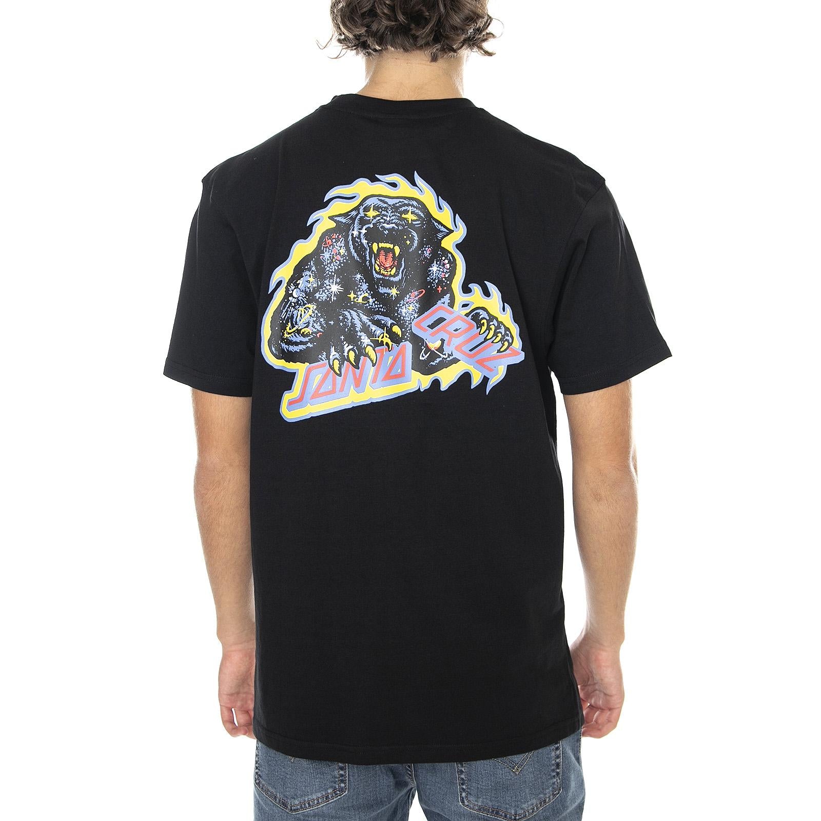  Cosmic Cat Strip Black  SANTA CRUZ 