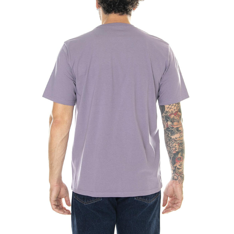S/S Pocket T-Shirt Glassy Purple - Maglietta Girocollo Uomo Viola I030434.1NHXX  CARHARTT WIP 