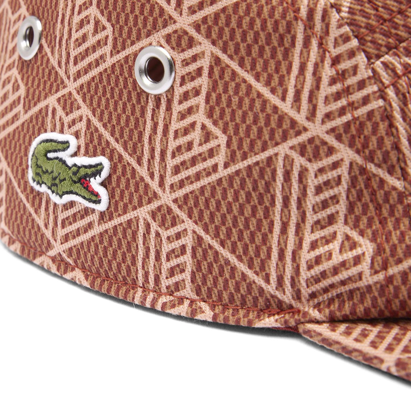 Cappellino HHI Brown Hat - Cappellino con Visiera Marrone RK0763-HHI  LACOSTE 