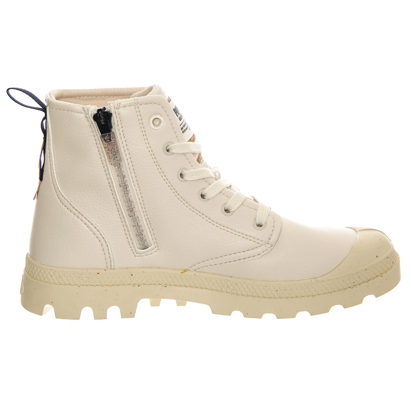 Pampa Hi Re-Vegan Lth Star White - Scarpe Donna Bianche PAS74378-116-M  PALLADIUM 