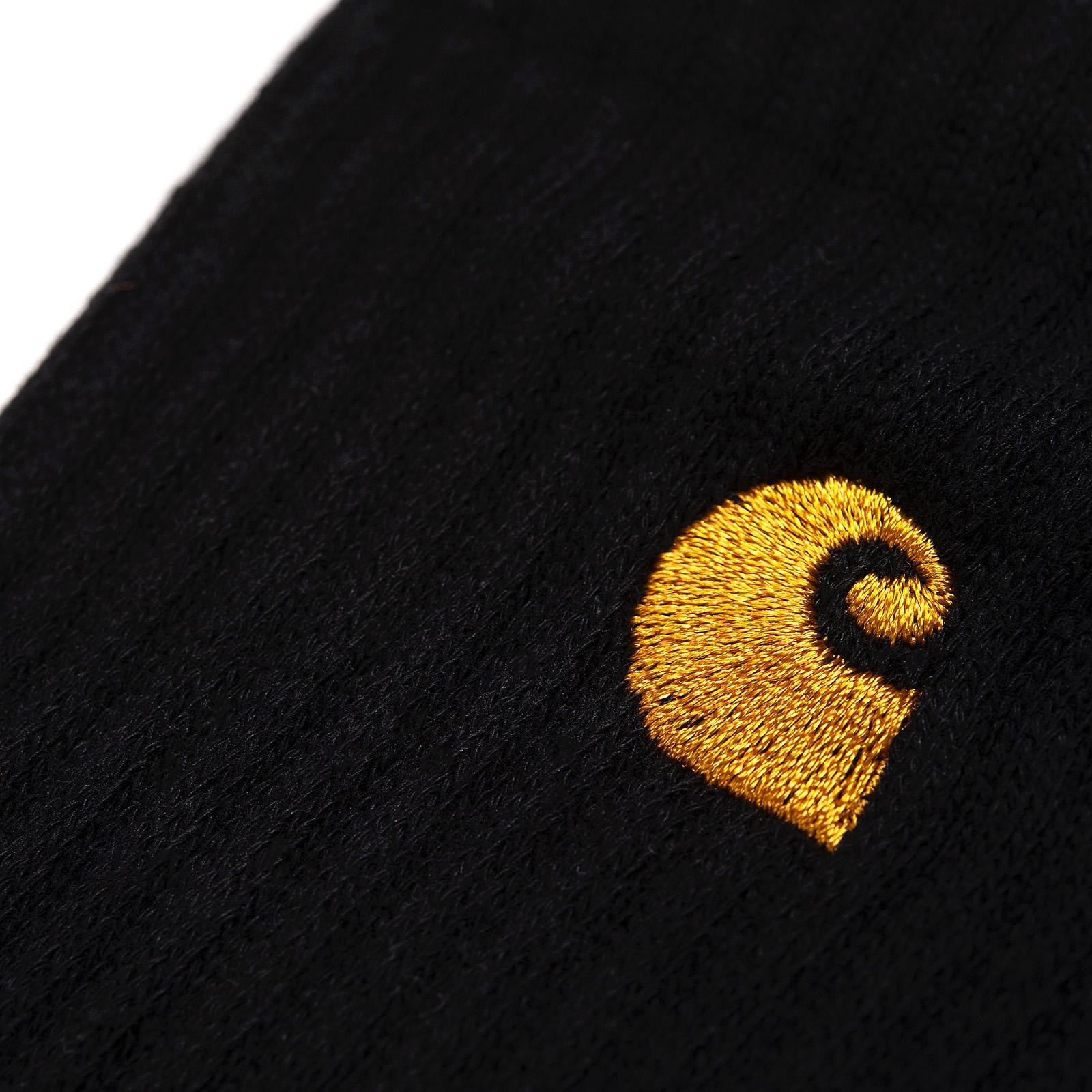 Carhartt Chase Socks Black / Gold - Calzini Neri I029421.00F.XX.06  CARHARTT WIP 
