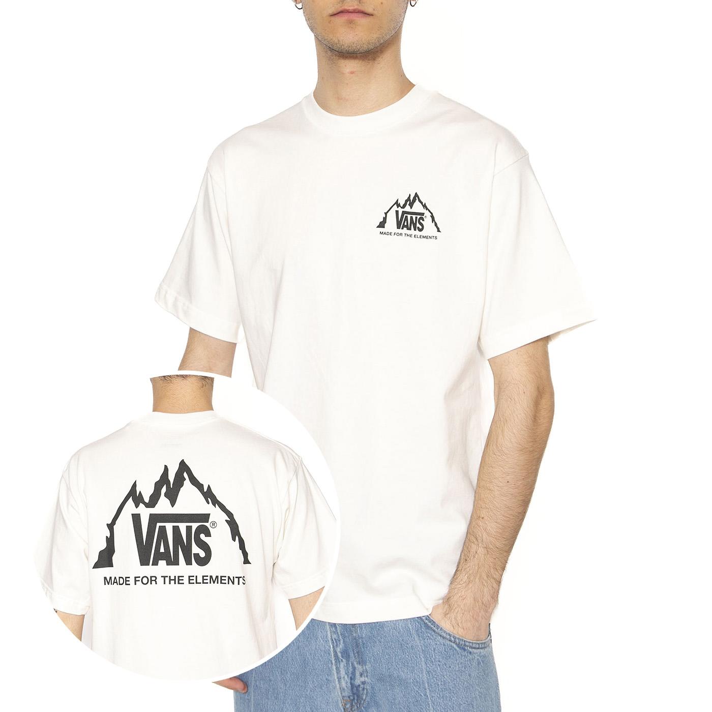 MTE Crestlines SS Tee Egret - Maglietta Girocollo Uomo Bianca VN000JQPC9F1  VANS 