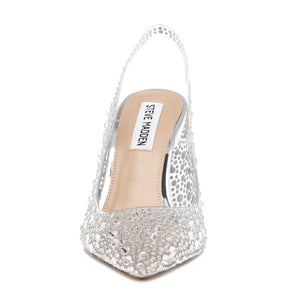 Jeweler Clear - Scarpe Décolleté Donna Bianco / Argento SMSJEWELER-CLE  STEVE MADDEN 