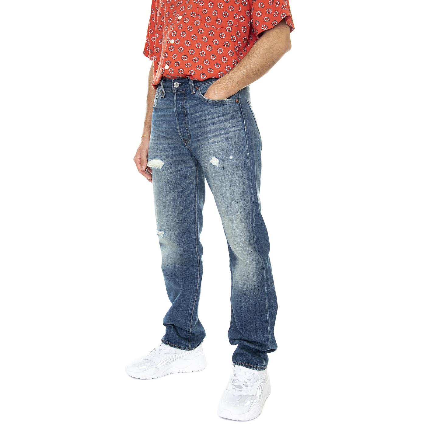 501 Levi's Original 1978 Richie Dx Med Indigo Worn In - Pantaloni Denim Jeans Uomo Blu 00501-3383  LEVIS 