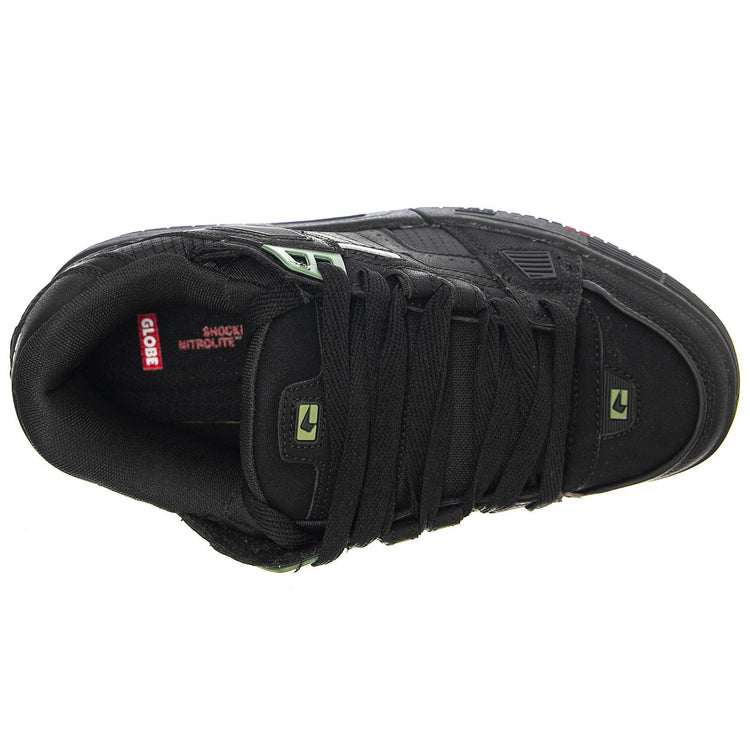 M' Sabre Black / Upcycle Lace-Up Shoes GBSABR-20539  GLOBE 