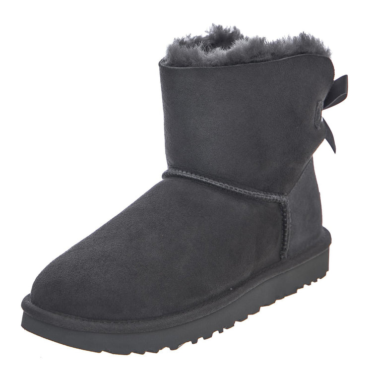 Mini Bailey Bow II - Grey - Stivaletti alla Caviglia Donna Grigi UGSBLBOWMGY1016501W  UGG 