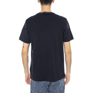 Elton Tee - Maglietta Uomo Girocollo Gold True Navy F4KFF054 412 FARAH 