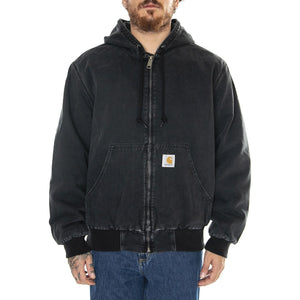 OG Active Jacket Black /stone washed - Giacca Uomo Grigia I032232.8906  CARHARTT WIP 