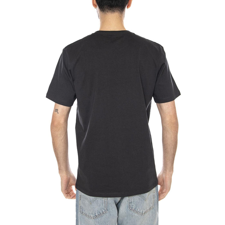 Sign Off Tee Faded Black - Maglietta Girocollo Uomo Nera 112351320 BLK WRANGLER 