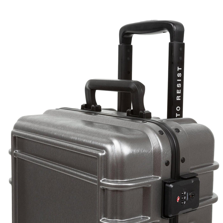 Resist'r Case S Brushed Metal - Valigia Trolley Bag Grigia EK0A5BJE4S11  EASTPAK 