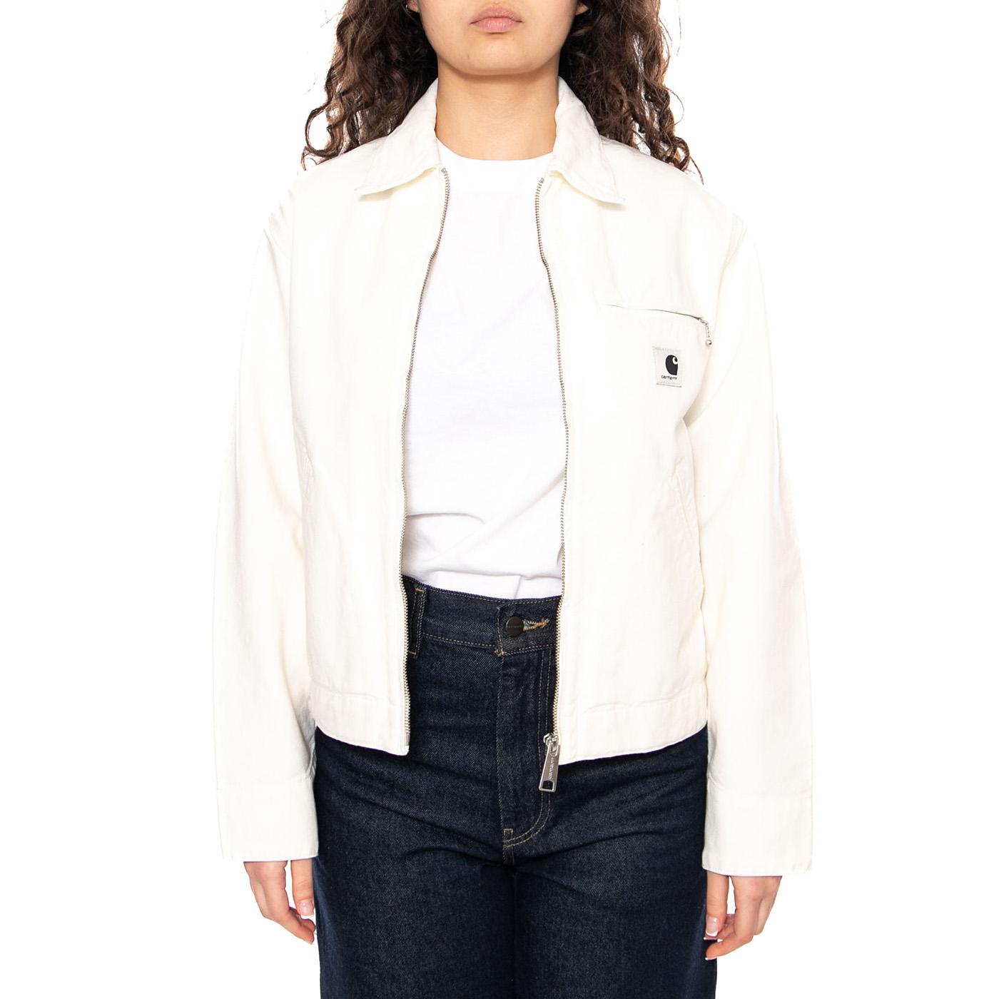 W' OG Detroit Jacket Wax / Wax - Giacca Donna Bianca I034844 0DJ02 CARHARTT WIP 