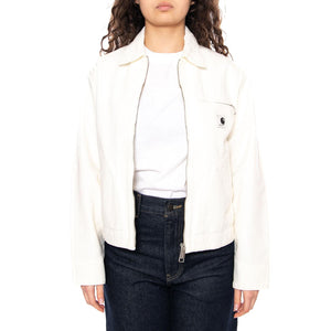 W' OG Detroit Jacket Wax / Wax - Giacca Donna Bianca I034844 0DJ02 CARHARTT WIP 