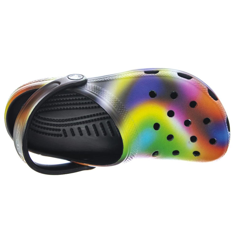 Classic Solarized Clog Black/Multi - Sandali Uomo Multicolore CR.207556-BKMI  CROCS 