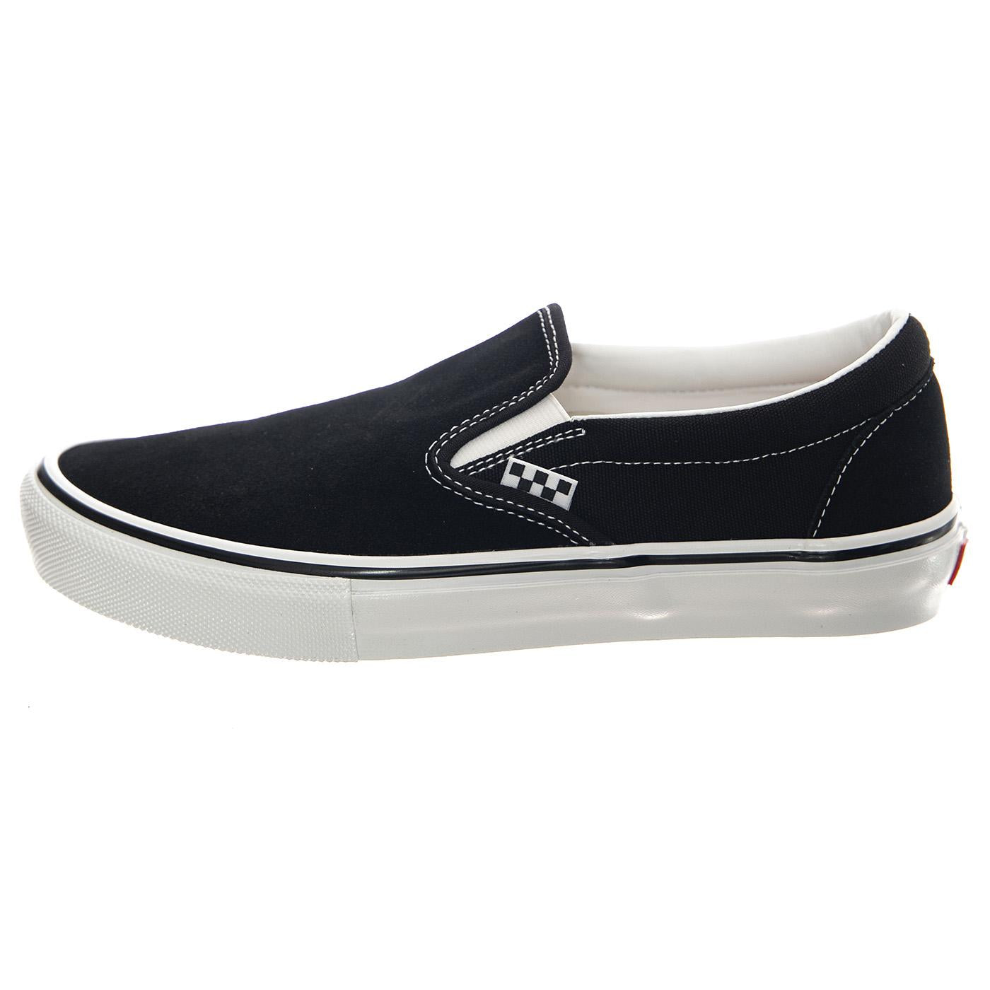 Skate Slip-On Black / White - Scarpe Profilo Basso Uomo Nere VN0A5FCAY28  VANS 