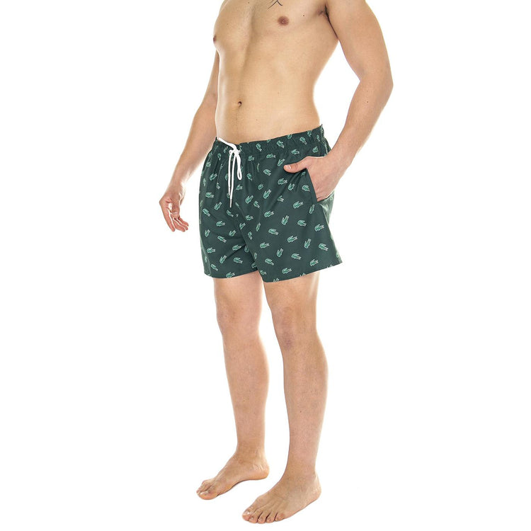 Short Bagno DCJ Green - Costume da Bagno Uomo Verde MH7188-DCJ  LACOSTE 