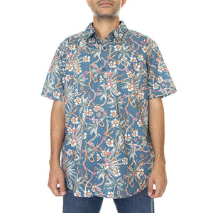 M's Go To Shirt Dirt Bags Multi: Abalone Blue Shirt XS 52691-DIMB  PATAGONIA 