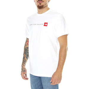 M' S/S Never Stop Exploring Tee Tnf White - Maglietta Girocollo Uomo Bianca NF0A7X1MFN41  THE NORTH FACE 