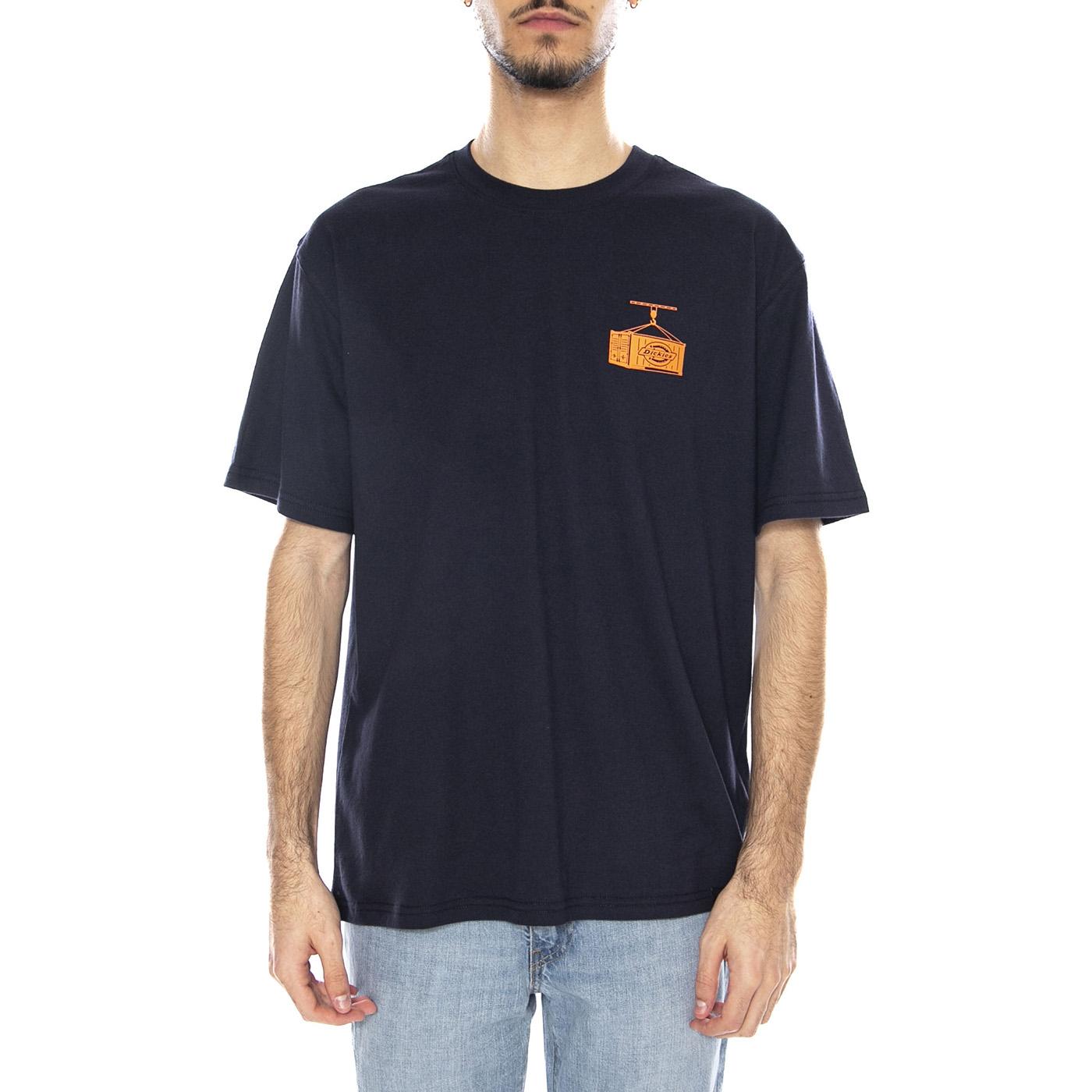 Apison SS Maglietta -- Maglietta Uomo Blu (Night Sky) DK0A87QML181 . DICKIES 